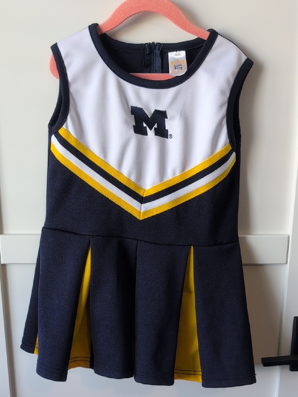University of Michigan Cheer Dress with Yellow Accents - M Logo